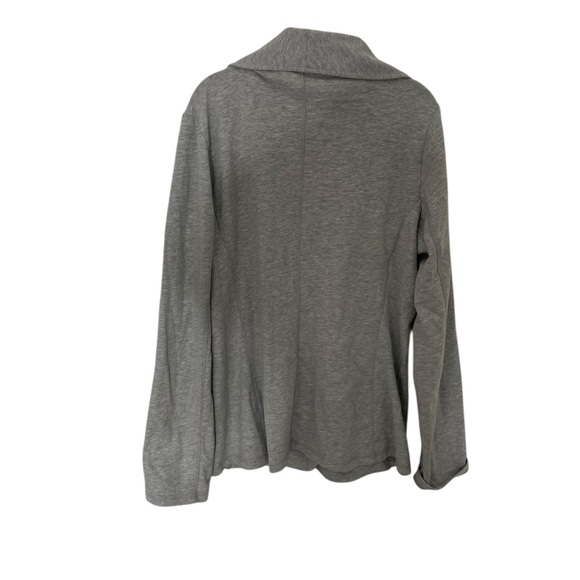 Lilly Pulitzer Gray Women's Blazer Cotton XL Tatum - Picture 4 of 5